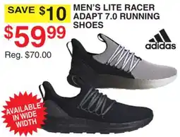 Dunham's Sports ADIDAS MEN'S LITE RACER ADAPT 7.0 RUNNING SHOES offer