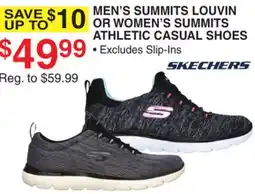 Dunham's Sports SKETCHER MEN LOUVIN OR WOMEN'S SUMMITS ATHLETIC CASUAL SHOES offer