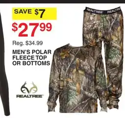 Dunham's Sports MEN'S POLAR FLEECE TOP OR BOTTOMS offer