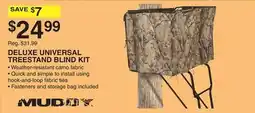 Dunham's Sports MUDDY DELUXE UNIVERSAL TREESTAND BLIND KIT offer