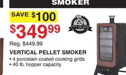 Dunham's Sports VERTICAL PELLET SMOKER offer