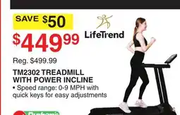 Dunham's Sports TM2302 TREADMILL WITH POWER INCLINE offer
