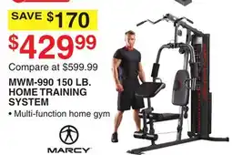 Dunham's Sports MARCY 150 LB. HOME TRAINING SYSTEM offer