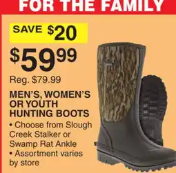 Dunham's Sports ITASCA MEN'S, WOMEN'S OR YOUTH HUNTING BOOTS offer