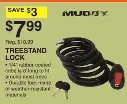 Dunham's Sports MUDDY TREESTAND LOCK offer