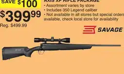 Dunham's Sports AXIS XP RIFLE PACKAGE offer