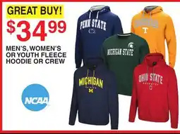 Dunham's Sports MEN'S, WOMEN'S OR YOUTH FLEECE HOODIE OR CREW offer