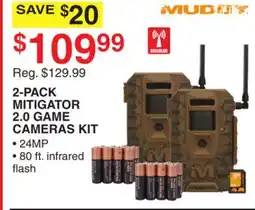 Dunham's Sports 2-PACK MITIGATOR 2.0 GAME CAMERAS KIT offer