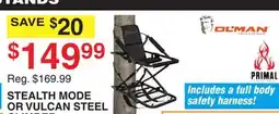 Dunham's Sports PRIMAL STEALTH MODE OR VULCAN STEEL CLIMBER offer