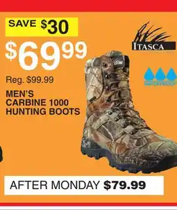 Dunham's Sports MEN'S CARBINE 1000 HUNTING BOOTS offer