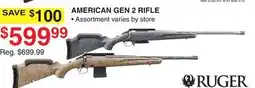 Dunham's Sports RUGER AMERICAN GEN 2 RIFLE offer