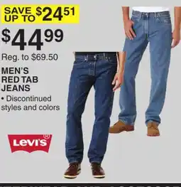 Dunham's Sports LEVI'S MEN'S RED TAB JEANS offer