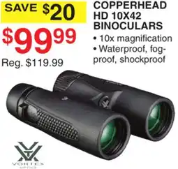 Dunham's Sports COPPERHEAD HD 10X42 BINOCULARS offer