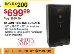 Dunham's Sports SPORTS AFIELD 42 GUN FIRE offer