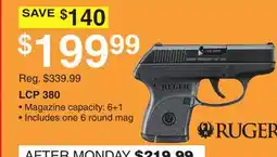 Dunham's Sports RUGER LCP 380 offer