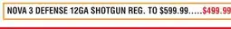 Dunham's Sports NOVA 3 DEFENSE 12GA SHOTGUN offer