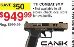 Dunham's Sports CANIK TTI COMBAT 9MM offer