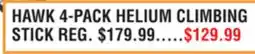 Dunham's Sports HAWK 4-PACK HELIUM CLIMBING STICK offer