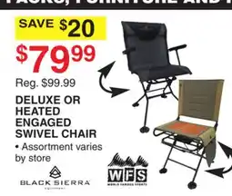 Dunham's Sports WFS DELUXE OR HEATED ENGAGED SWIVEL CHAIR offer
