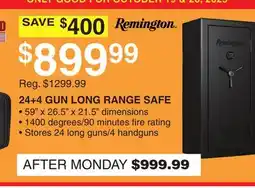 Dunham's Sports REMINGTON 24 + 4 GUN LONG RANGE SAFE offer