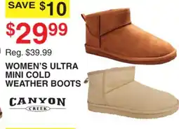 Dunham's Sports CANYON WOMEN'S ULTRA MINI COLD WEATHER BOOTS offer