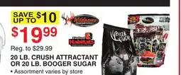 Dunham's Sports 20 LB. CRUSH ATTRACTANT OR 20 LB. BOOGER SUGAR offer