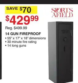 Dunham's Sports 14 GUN FIREPROOF offer
