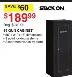 Dunham's Sports 14 GUN CABINET offer