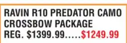 Dunham's Sports RAVIN R10 PREDATOR CAMO CROSSBOW PACKAGE offer