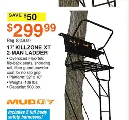 Dunham's Sports MUDDY 17' KILLZONE XT 2-MAN LADDER offer