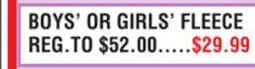 Dunham's Sports BOYS' OR GIRLS' FLEECE offer