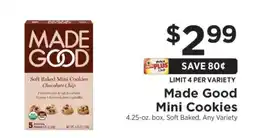 ShopRite Made Good Mini Cookies offer