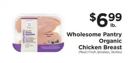 ShopRite Wholesome Pantry Organic Chicken Breast offer