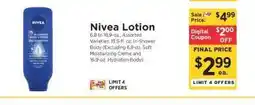 ShopRite Nivea Lotion offer