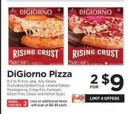 ShopRite DiGiorno Pizza offer