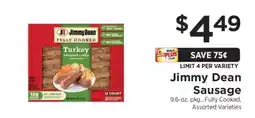 ShopRite Jimmy Dean Sausage offer