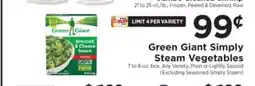 ShopRite Green Giant Simply Steam Vegetables offer