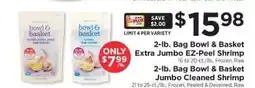 ShopRite Bowl & Basket Shrimp offer