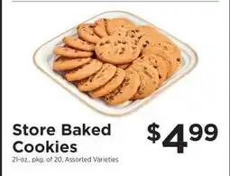 ShopRite Store Baked Cookies offer