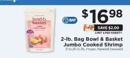 ShopRite Bowl & Basket Jumbo Cooked Shrimp offer