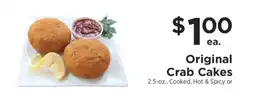 ShopRite Original Crab Cakes offer