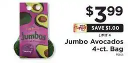 ShopRite Jumbo Avocados 4-ct. Bag offer