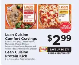 ShopRite Lean Cuisine Comfort Cravings / Lean Cuisine Protein Kick offer