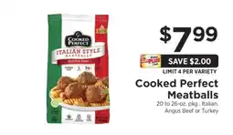 ShopRite Cooked Perfect Meatballs offer