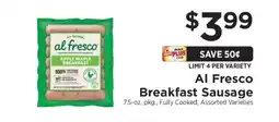 ShopRite Al Fresco Breakfast Sausage offer