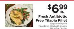 ShopRite Fresh Antibiotic Free Tilapia Fillet offer