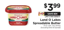 ShopRite Land O Lakes Spreadable Butter offer