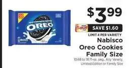 ShopRite Nabisco Oreo Cookies Family Size offer