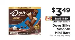 ShopRite Dove Silky Smooth Mini Bars offer