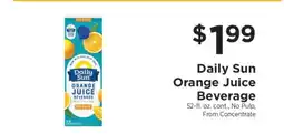 ShopRite Daily Sun Orange Juice Beverage offer